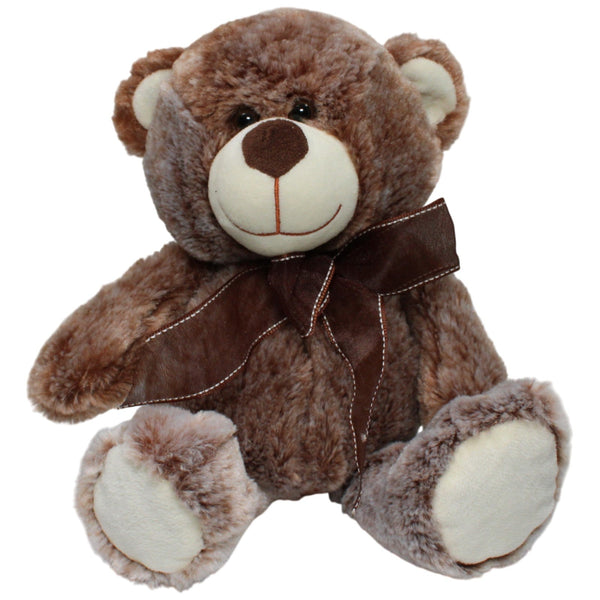 XL weicher Teddybär mit Schleife, braun