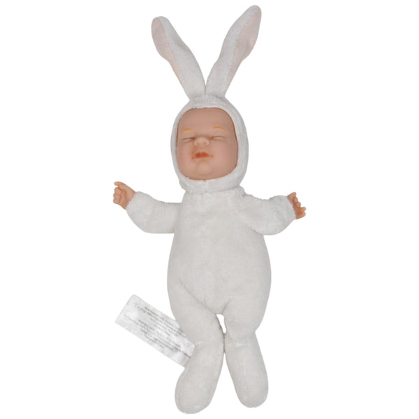 Baby Puppe weißer Hase