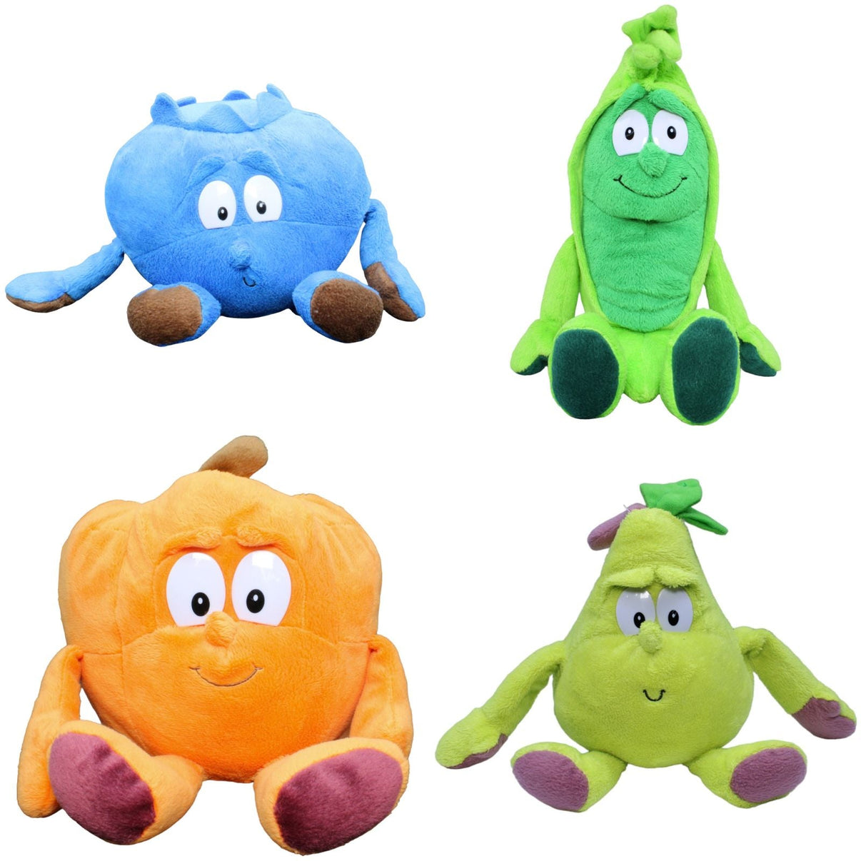 123000018784 TCC Global Goodness Gang, Paket 3 Kuscheltier Kumpel Leo 18cm 32cm Blau