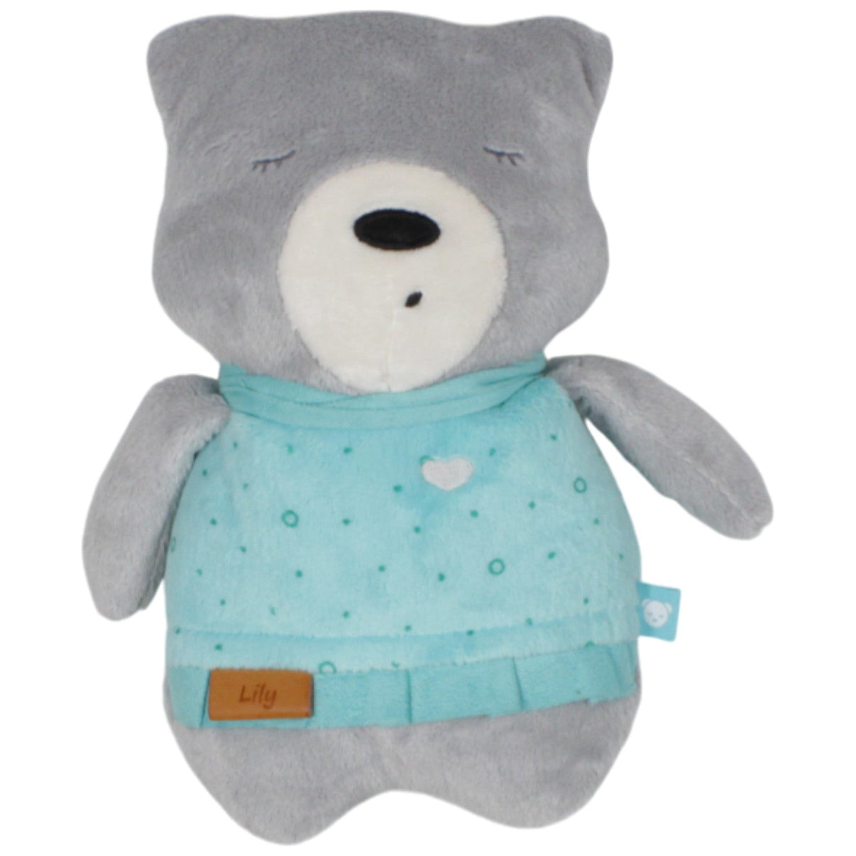123000018914 Szumisie Grauer Bär (nur Hülle ohne Elektronik) Einschlafhilfe Kumpel Leo 25cm Blau Bär