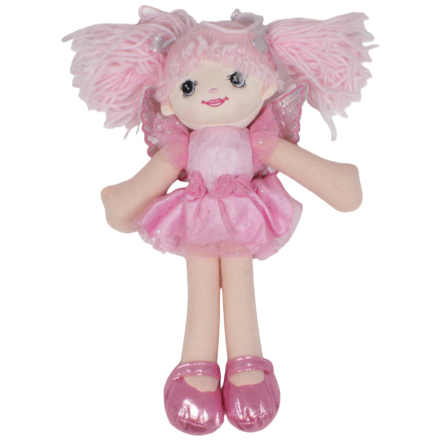 Mädchen mit silbernen Flügeln, rosa