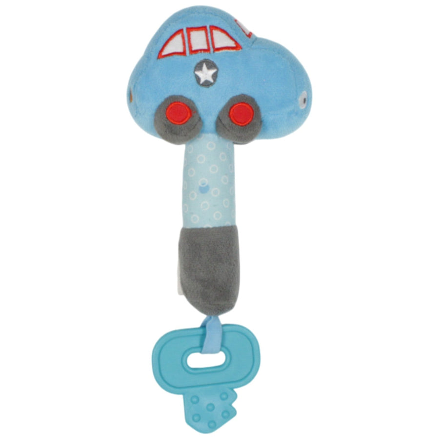 Blaues Auto mit Schlüssel