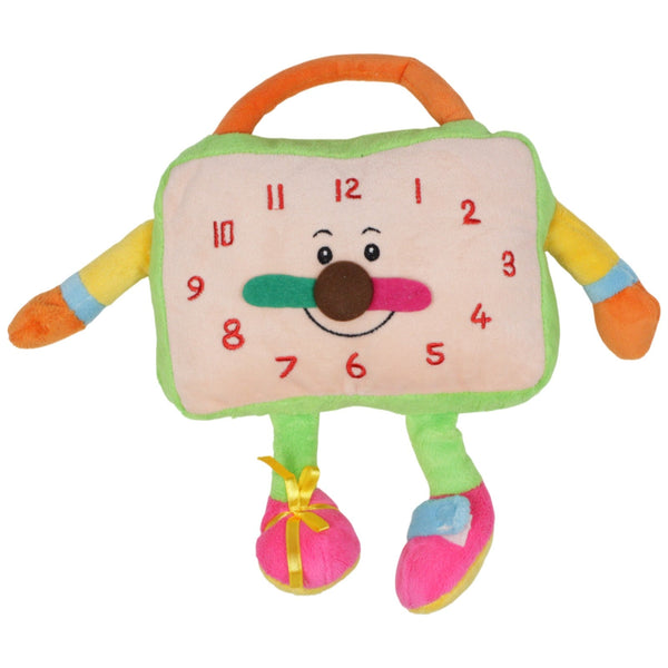 Lustige bunte Uhr mit verstellbaren Zeigern