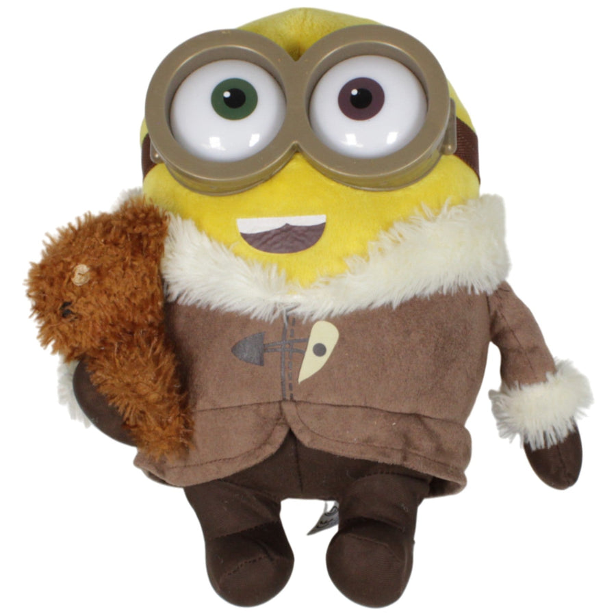 Bob mit Mantel und Teddy aus Minions