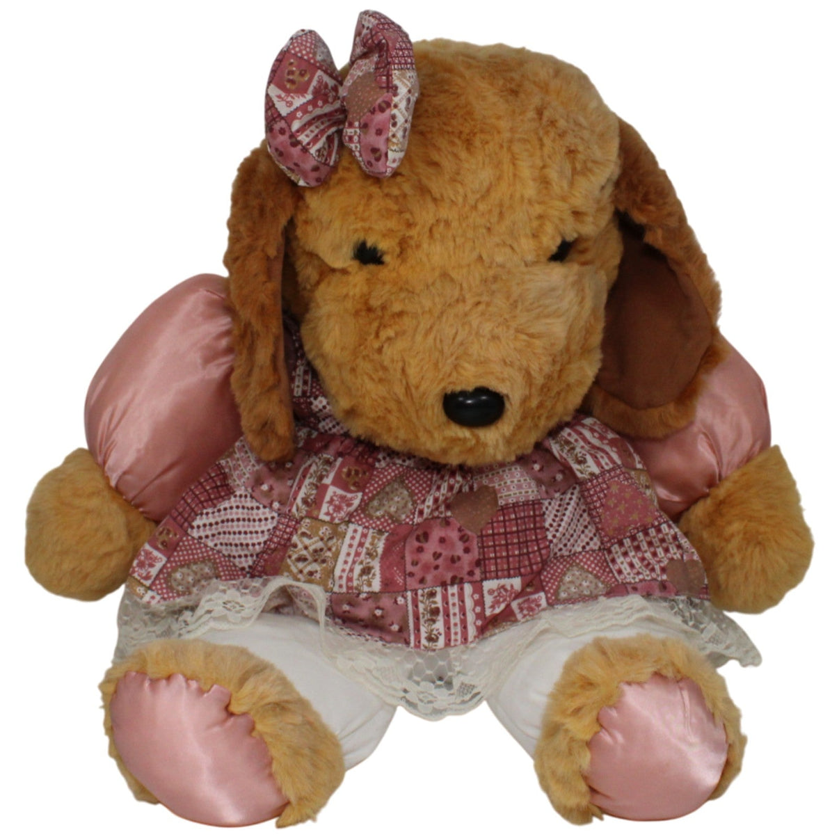 123000019162 Snainter XXL Hund mit Kleid, sitzend Kuscheltier Kumpel Leo 70cm Braun ebay - 20 - stofftiere