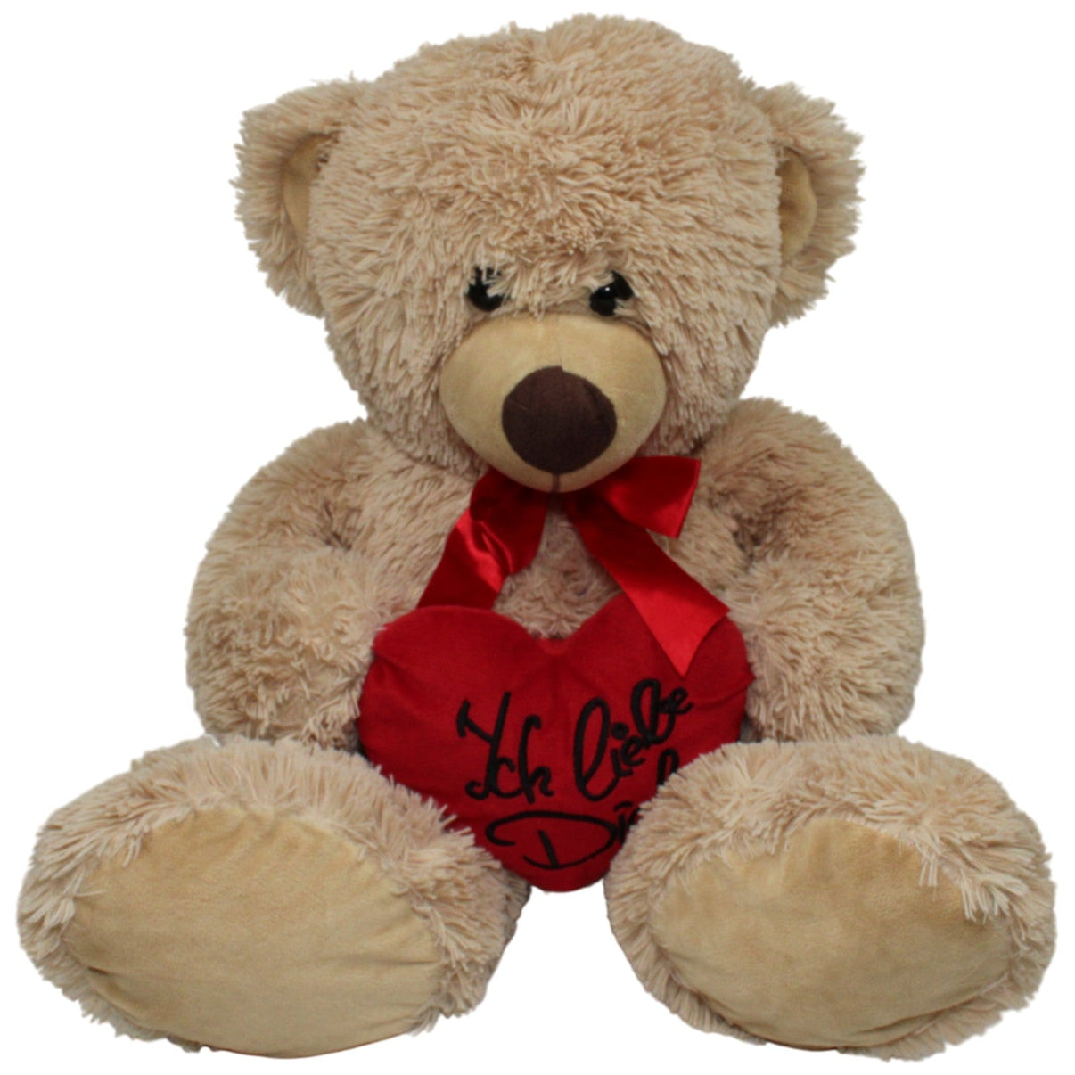 123000019179 Heunec XXL Teddybär mit Herz "Ich liebe Dich" Kuscheltier Kumpel Leo 75cm Beige ebay - 20 - stofftiere