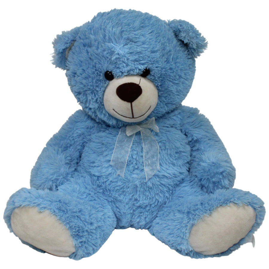 Kuschelfreund XL Teddybär mit Schleife, blau