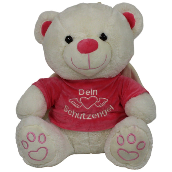 XL weißer Teddybär mit Flügeln "Dein Schutzengel"