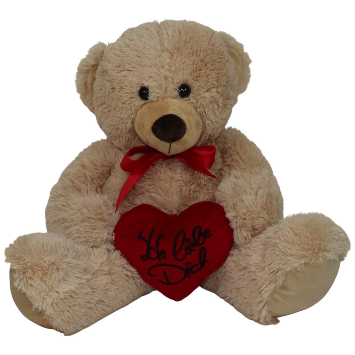 123000019195 Heunec XXL Teddybär mit Herz "Ich liebe Dich" Kuscheltier Kumpel Leo 75cm Beige ebay - 20 - stofftiere