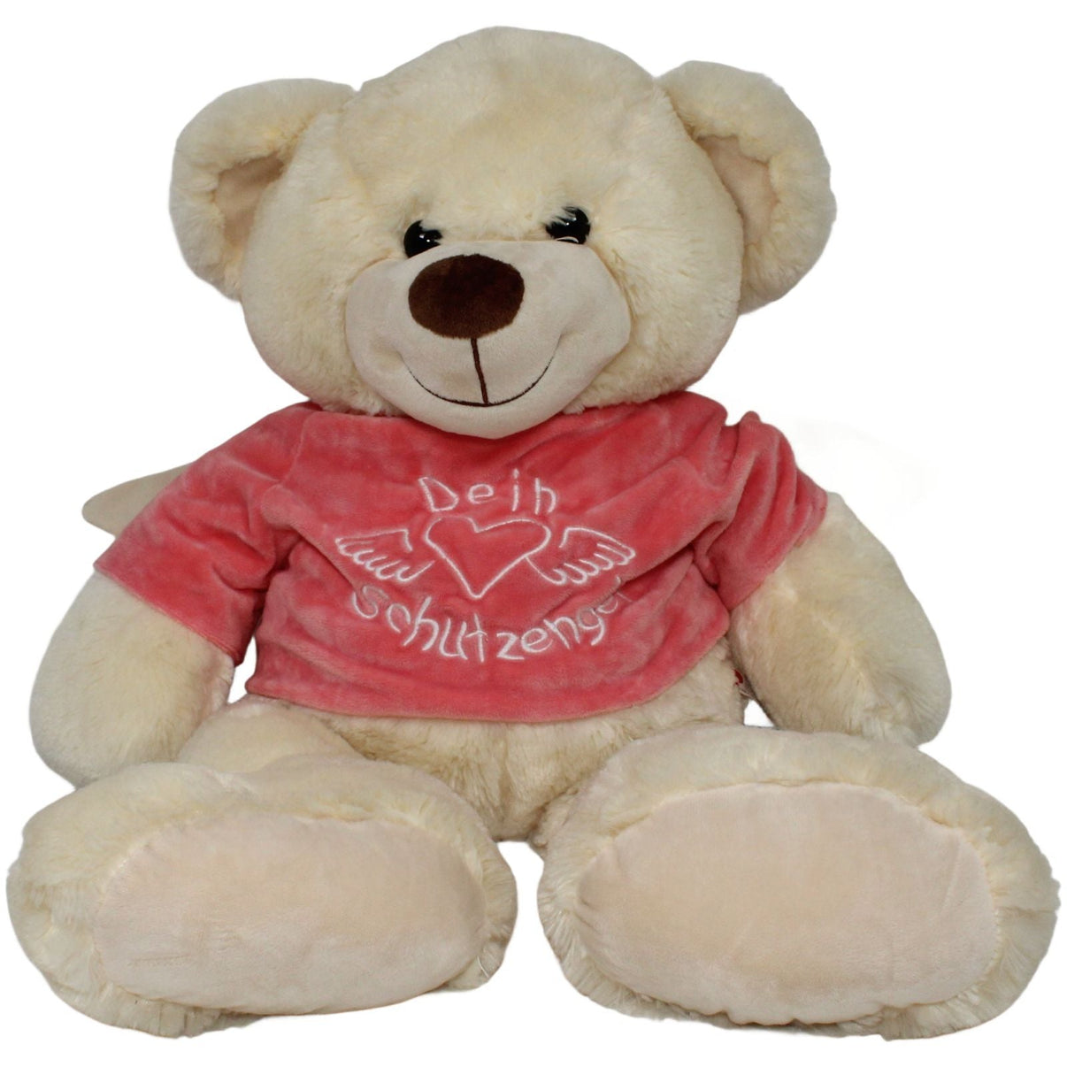 123000019209 Morgenroth XXL Teddybär Schutzengel, beige Kuscheltier Kumpel Leo 75cm Beige ebay - 20 - stofftiere