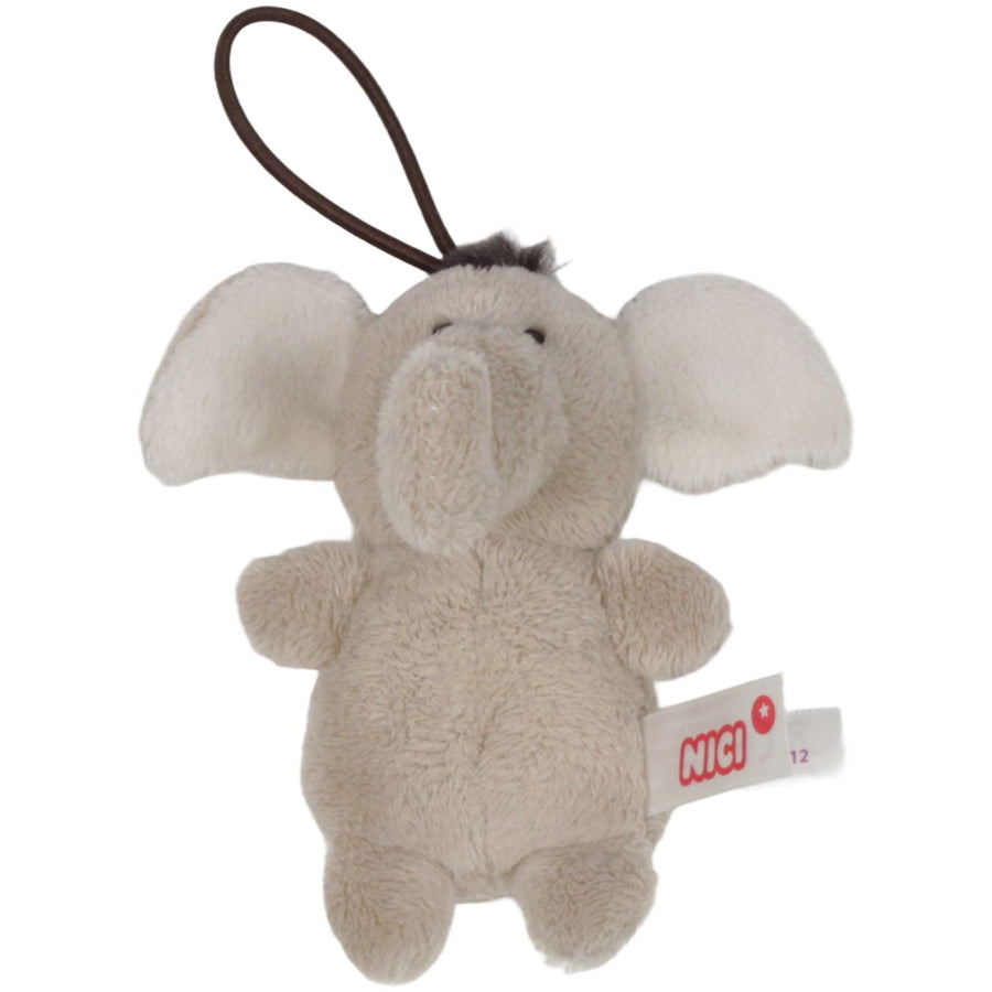 Elefant mit Lampe, grau