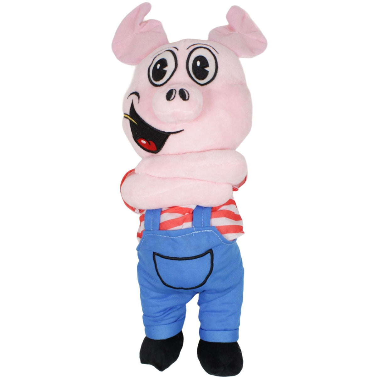123000019282 Jafri Toys Land & Leute Erlebnishof Dithmarschen, XL Schwein in Latzhose Kuscheltier Kumpel Leo 40cm ebay - 20 - stofftiere Gebraucht