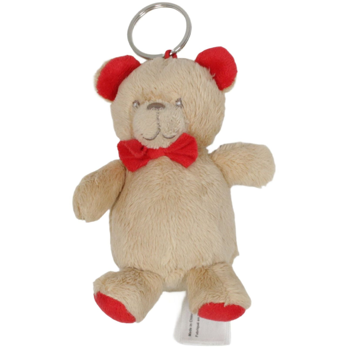 123000019327 LBVYR Teddybär mit roter Fliege Schlüsselanhänger Kumpel Leo 14cm Beige ebay - taschen - rucksaecke