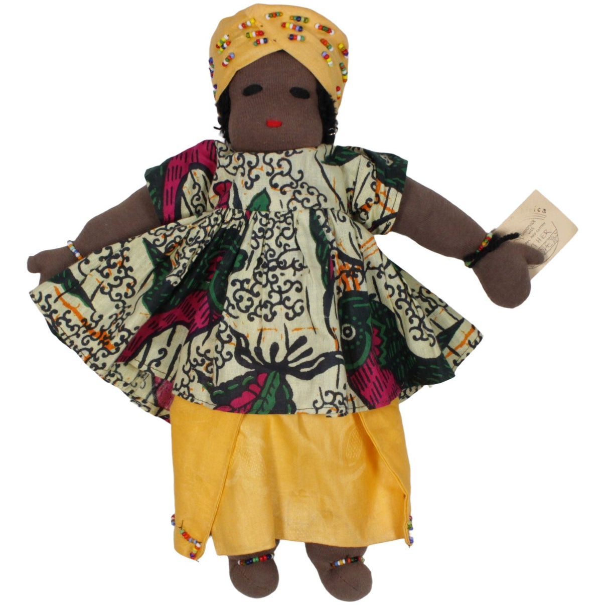 123000019332 Self - Help Group in Alexandra Inkanyezi Rainbow Project, Schwarze Frau mit traditioneller Kleidung Stoffpuppe Kumpel Leo 35cm ebay - 20 - stofftiere Gebraucht