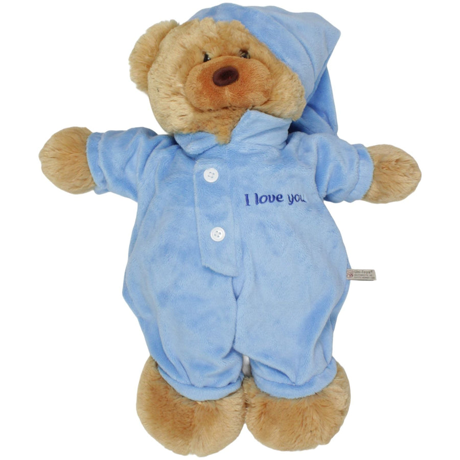 XL Bär in blauem Pyjama "I love you" mit Sound