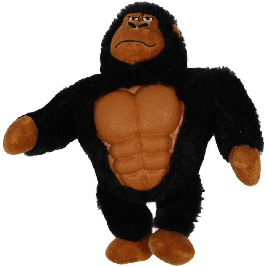 Muskulöser Gorilla mit Quietscher