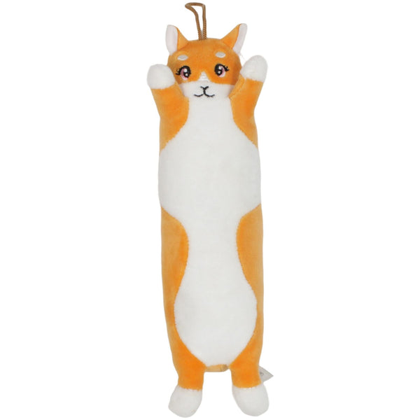 Flos Toys, lange weiß-orange Katze