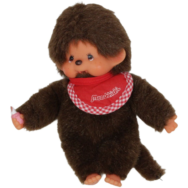 SISO, Monchhichi Baby mit rotem Latz