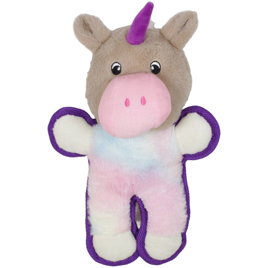 Buntes Einhorn mit braunem Kopf