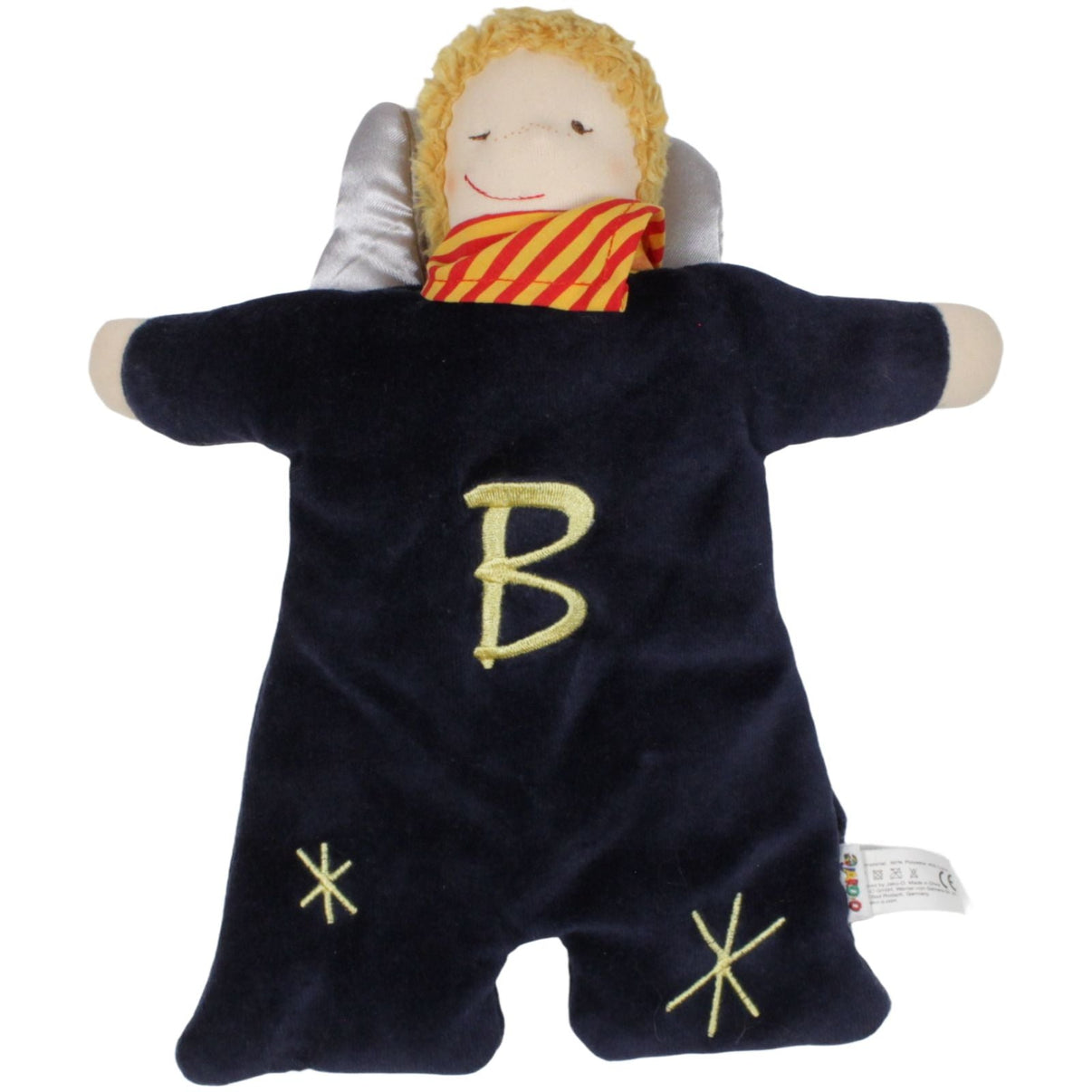 123000019548 JAKO - O Schutzengel Junge, "B" Plüschfigur Kumpel Leo 28cm Blau ebay - stofftiere