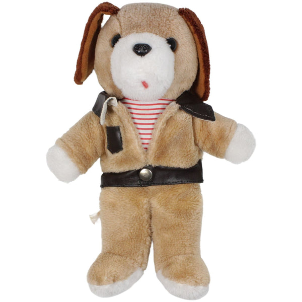 Hund mit Jacke, groß