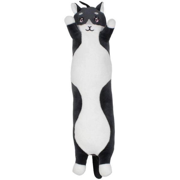 Flos Toys, lange grau-weiße Katze