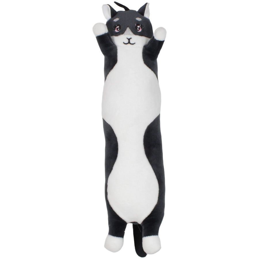 Flos Toys, lange grau-weiße Katze