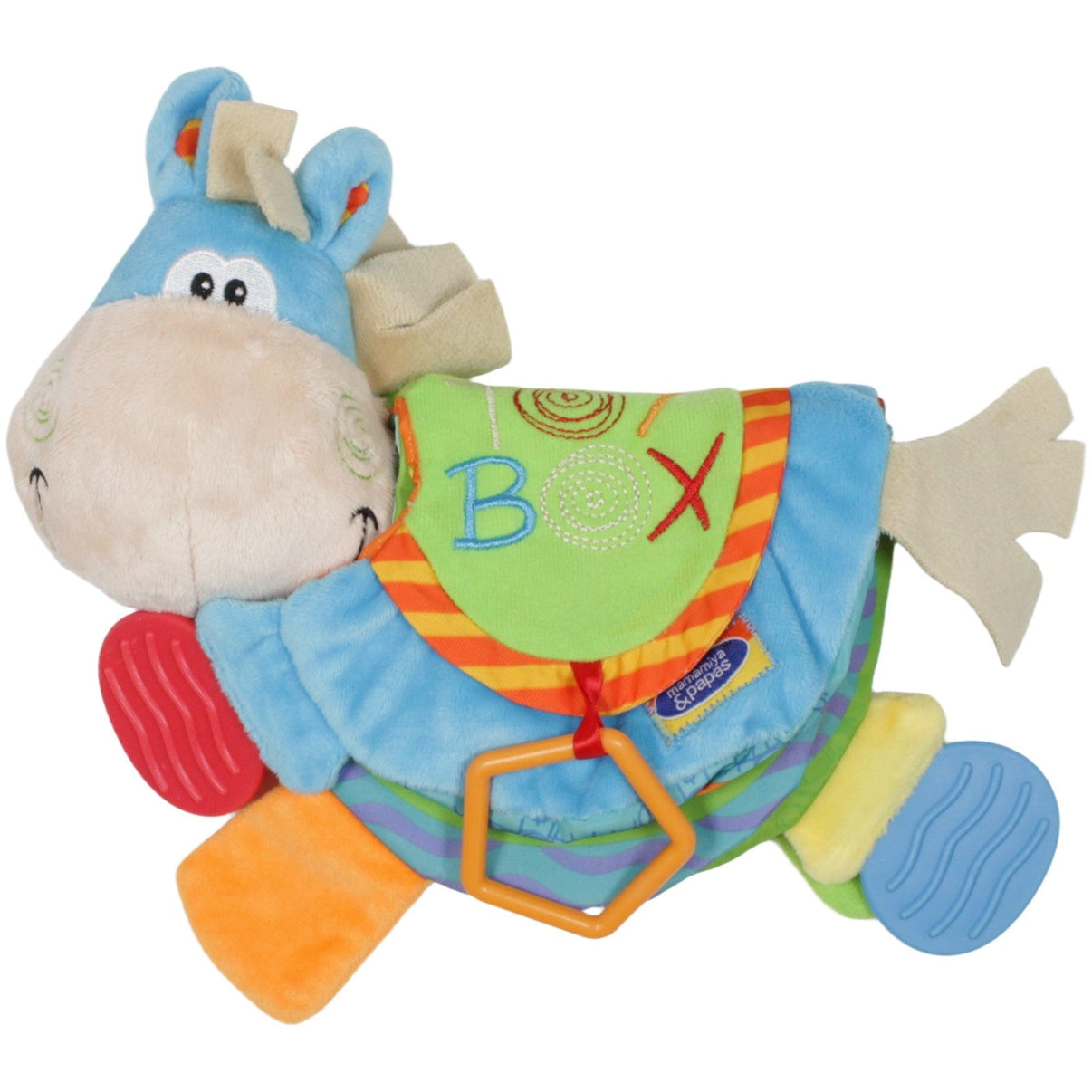 123000019677 Mamamiya & Papas Blaues Pferd Stoffbuch Kumpel Leo 16cm 2022 25cm