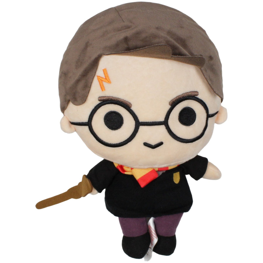 Harry Potter mit Zauberstab & großem Kopf