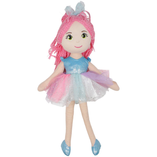 Hübsche Ballerina mit pinken Haaren
