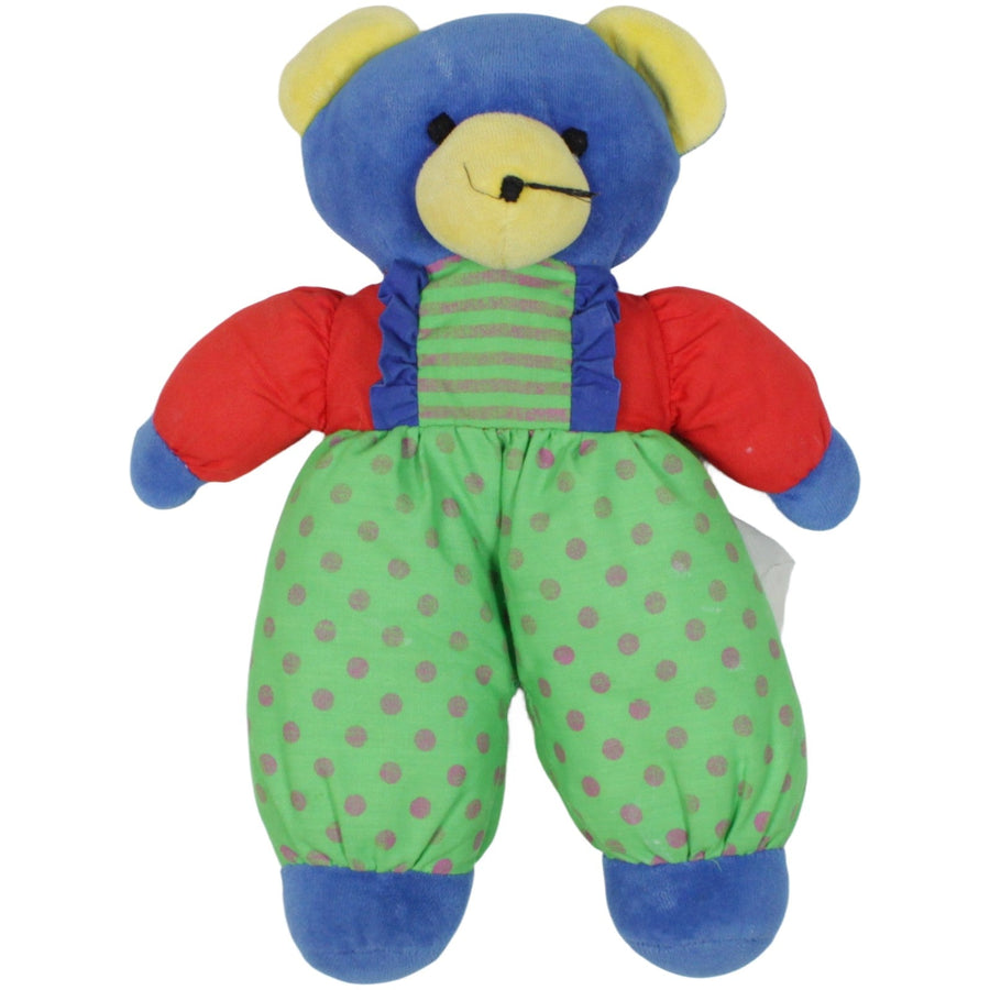 Bunter Teddy mit Rassel