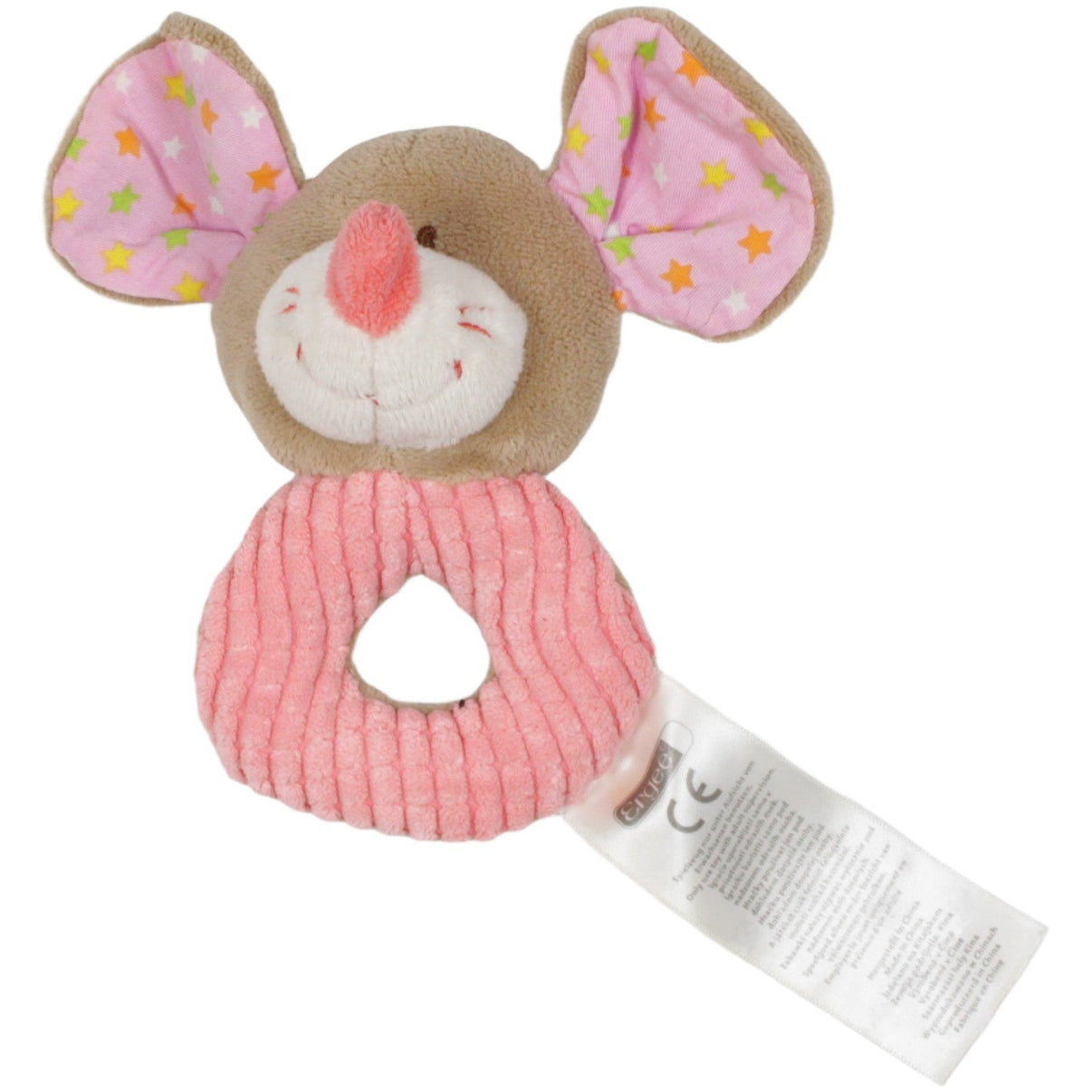 123000019755 Ergee (KiK) Maus mit Sternenmuster, rosa Greifling mit Rassel Kumpel Leo 15cm Beige ebay - baby - sonstiges