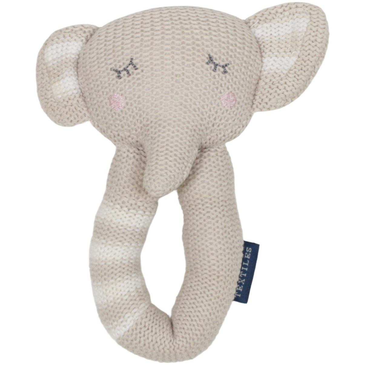 123000019770 Living Textiles Elefant in Strickoptik, beige Greifling mit Rassel Kumpel Leo 17cm Beige ebay - baby - sonstiges