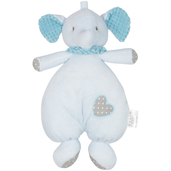 Inwolino, hellblauer Elefant mit Rassel