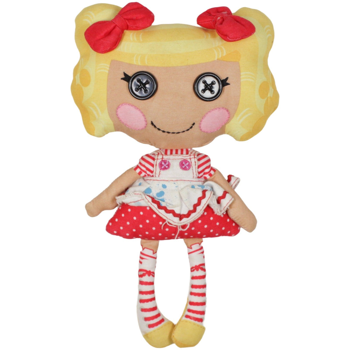 123000019813 Unbekannt Puppe mit Knopfaugen Weichkörperpuppe Kumpel Leo 25cm ebay - stofftiere Gebraucht