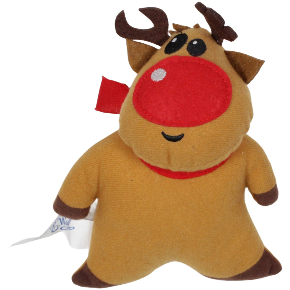 123000019817 Unbekannt Rentier mit großer roter Nase Kuscheltier Kumpel Leo 18cm Braun ebay - stofftiere