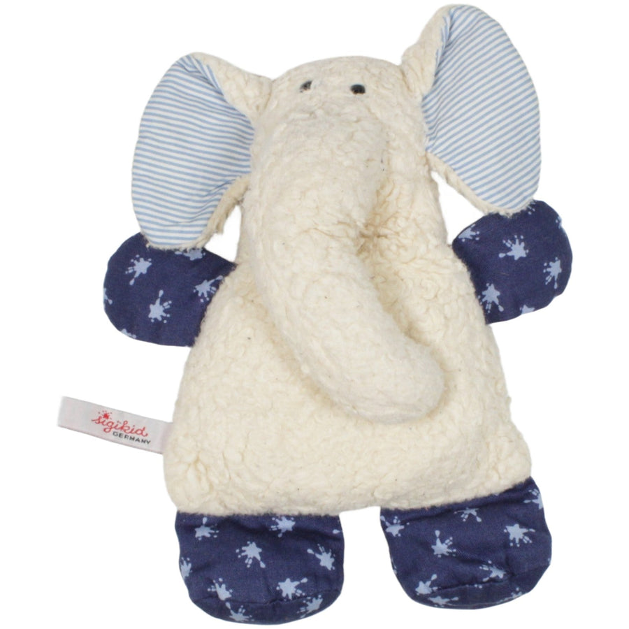 Weißer Elefant mit blauen Armen & Beinen