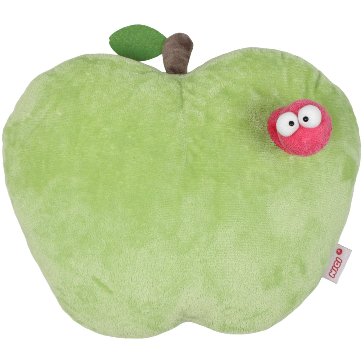 123000019895 NICI Grüner Apfel mit Wurm Formkissen Kumpel Leo 30cm 33cm ebay - 20 - dekokissen