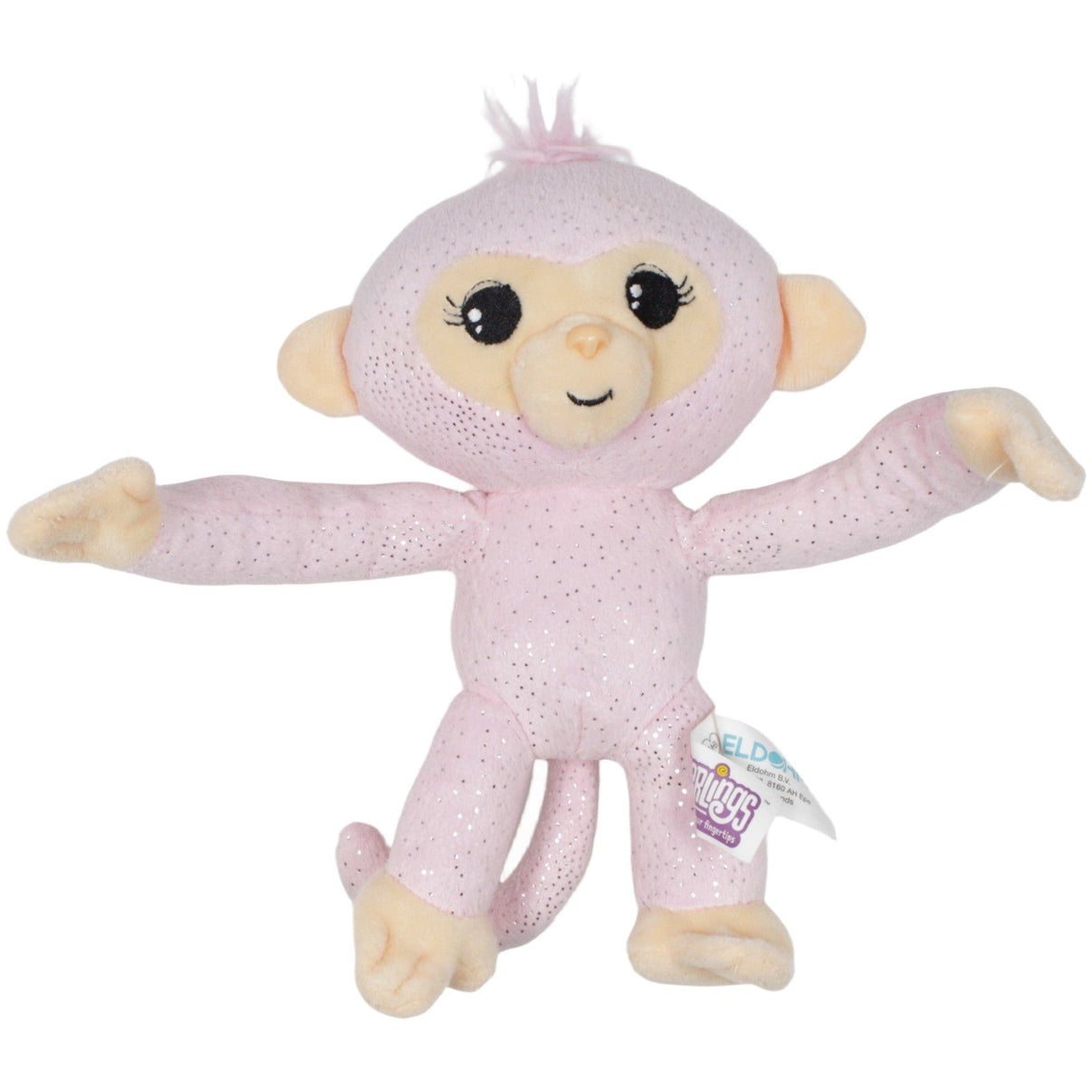 123000019907 Eldohm Fingerlings, rosa Glitzer Affe Kuscheltier Kumpel Leo 23cm Affe ebay - 20 - stofftiere