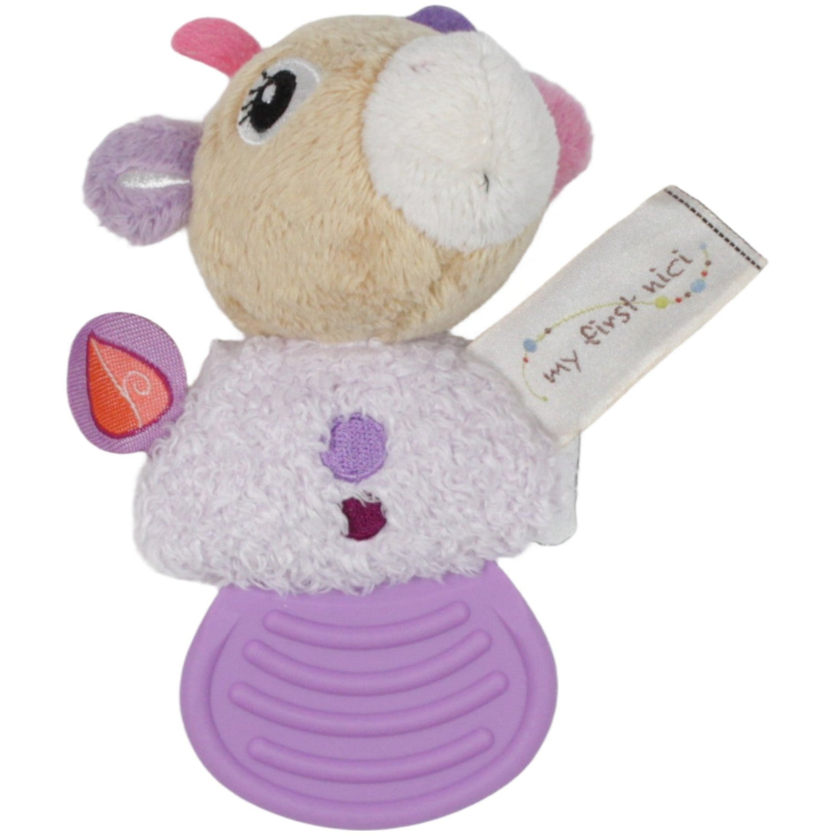 123000019912 NICI My first NICI, Giraffe Sasuma Beißring Kumpel Leo 12cm Beißring Braun