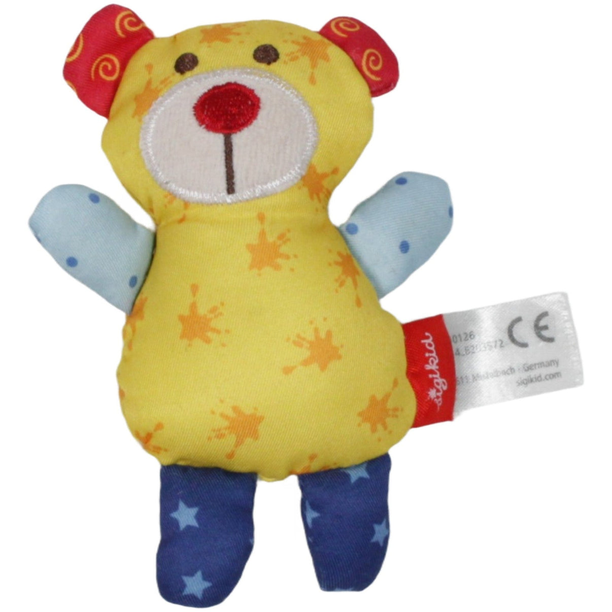 123000019915 Sigikid Bunter mini Bär Greifling mit Rassel Kumpel Leo 11cm Bär ebay - baby - sonstiges