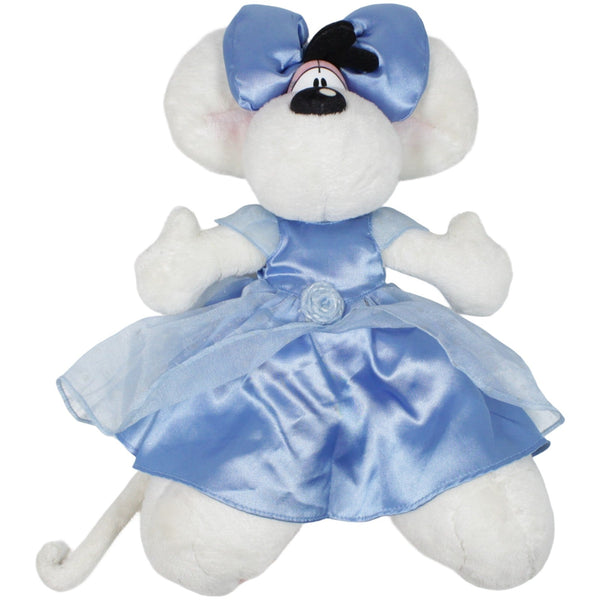 Diddlina mit blauem Kleid & Schleife, groß