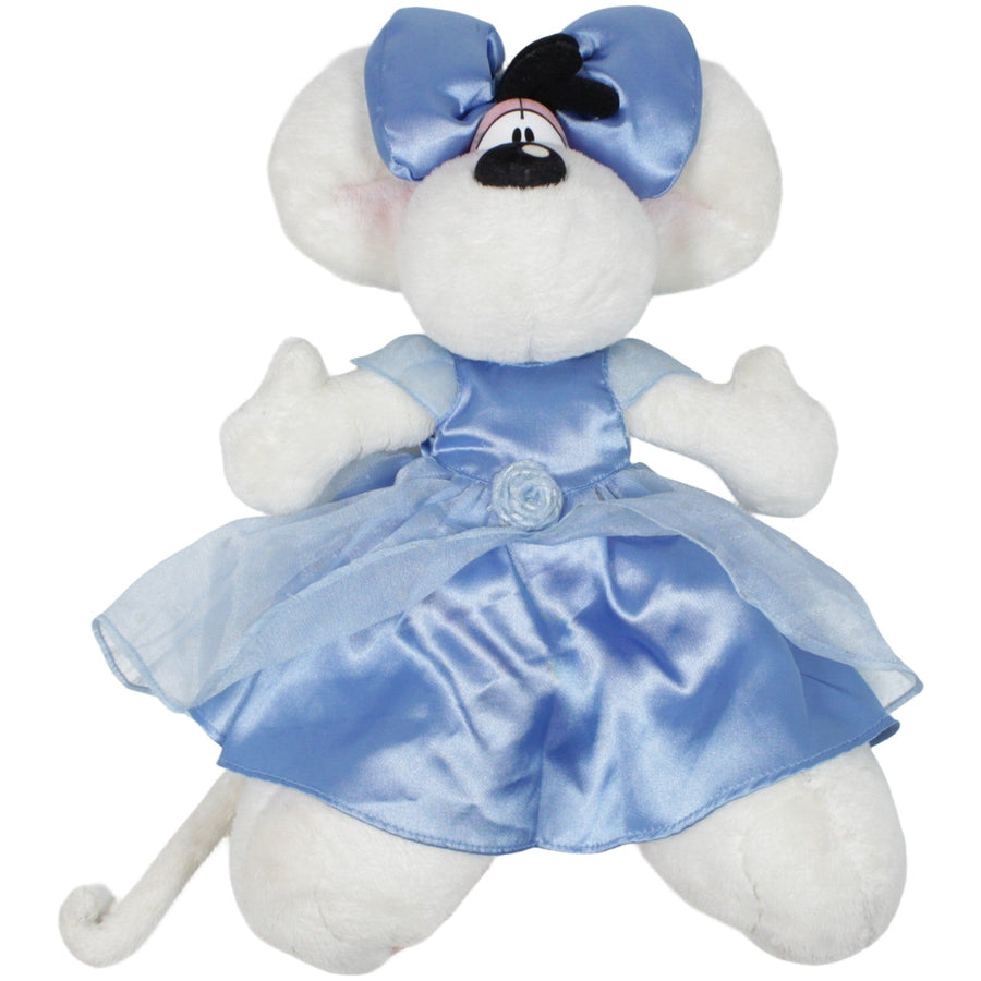 Diddlina mit blauem Kleid & Schleife, groß
