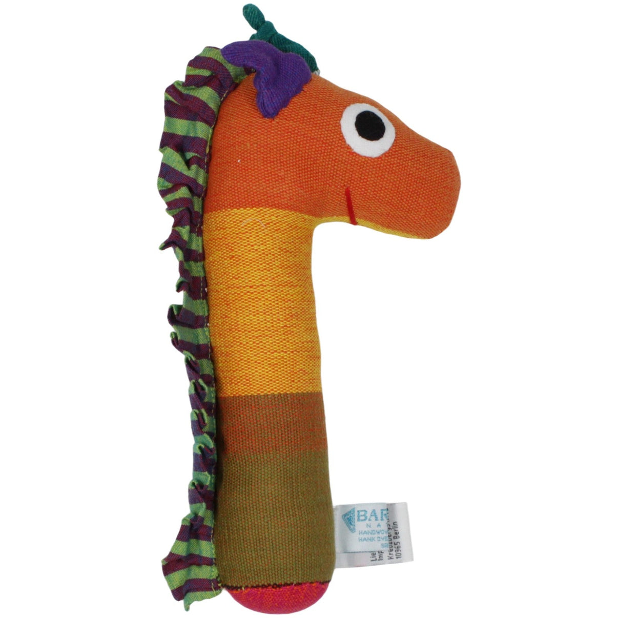 123000019937 Barefoot Natural Handmade Rassel - Giraffe Greifling mit Rassel Kumpel Leo 23cm ebay - baby - sonstiges Gebraucht