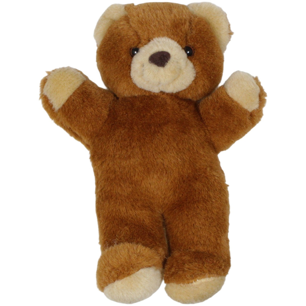 123000019959 Intercontor Hellbrauner Teddy Kuscheltier Kumpel Leo 25cm _Vintage_ Beige