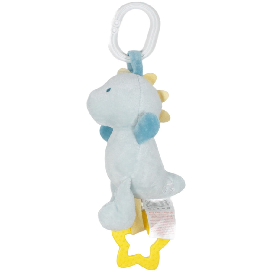Süßer Dino mit Stern, hellblau