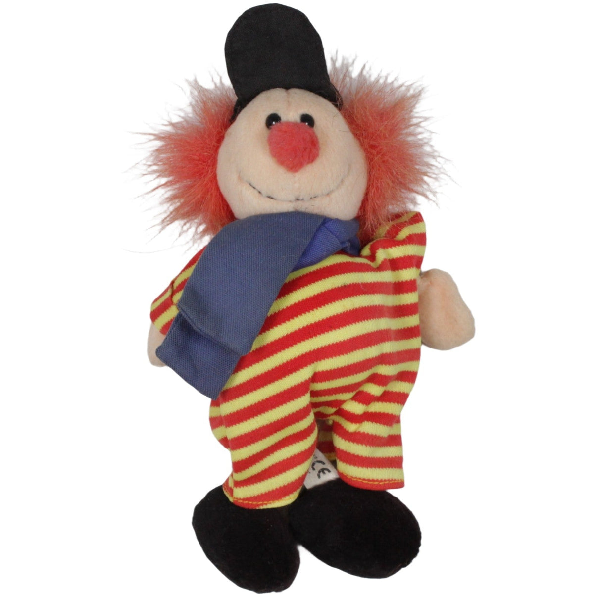 123000019987 W. Steinbeck Clown August, klein Plüschfigur Kumpel Leo 15cm _Vintage_ Clown