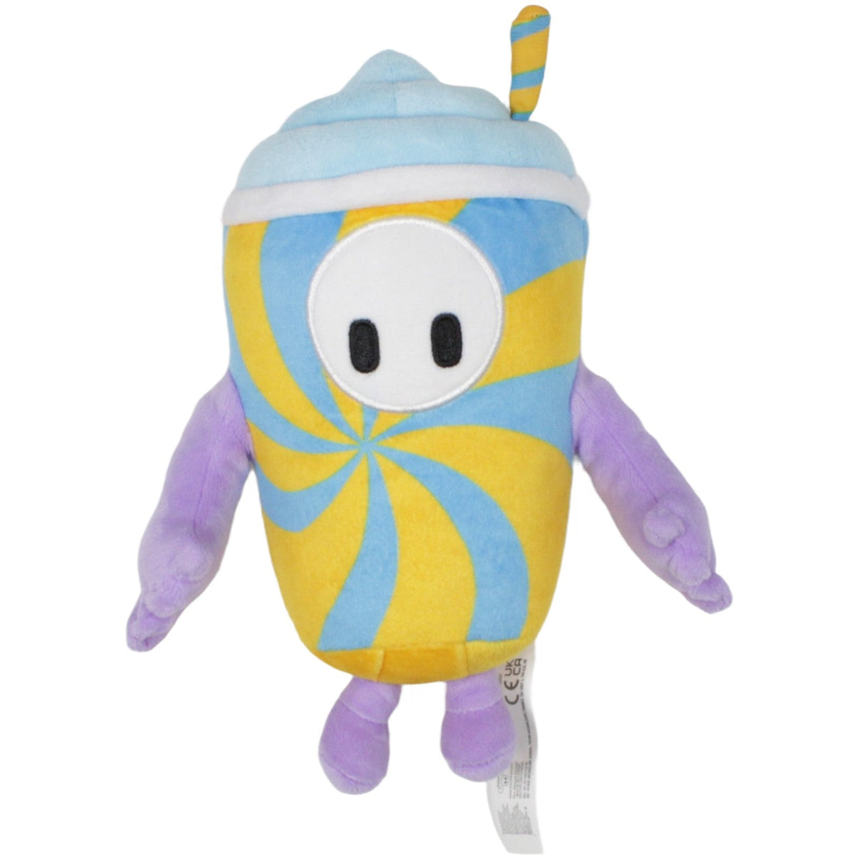 123000020024 Moose Toys Milchshake aus Fall Guys Plüschfigur Kumpel Leo 20cm Blau Charakter