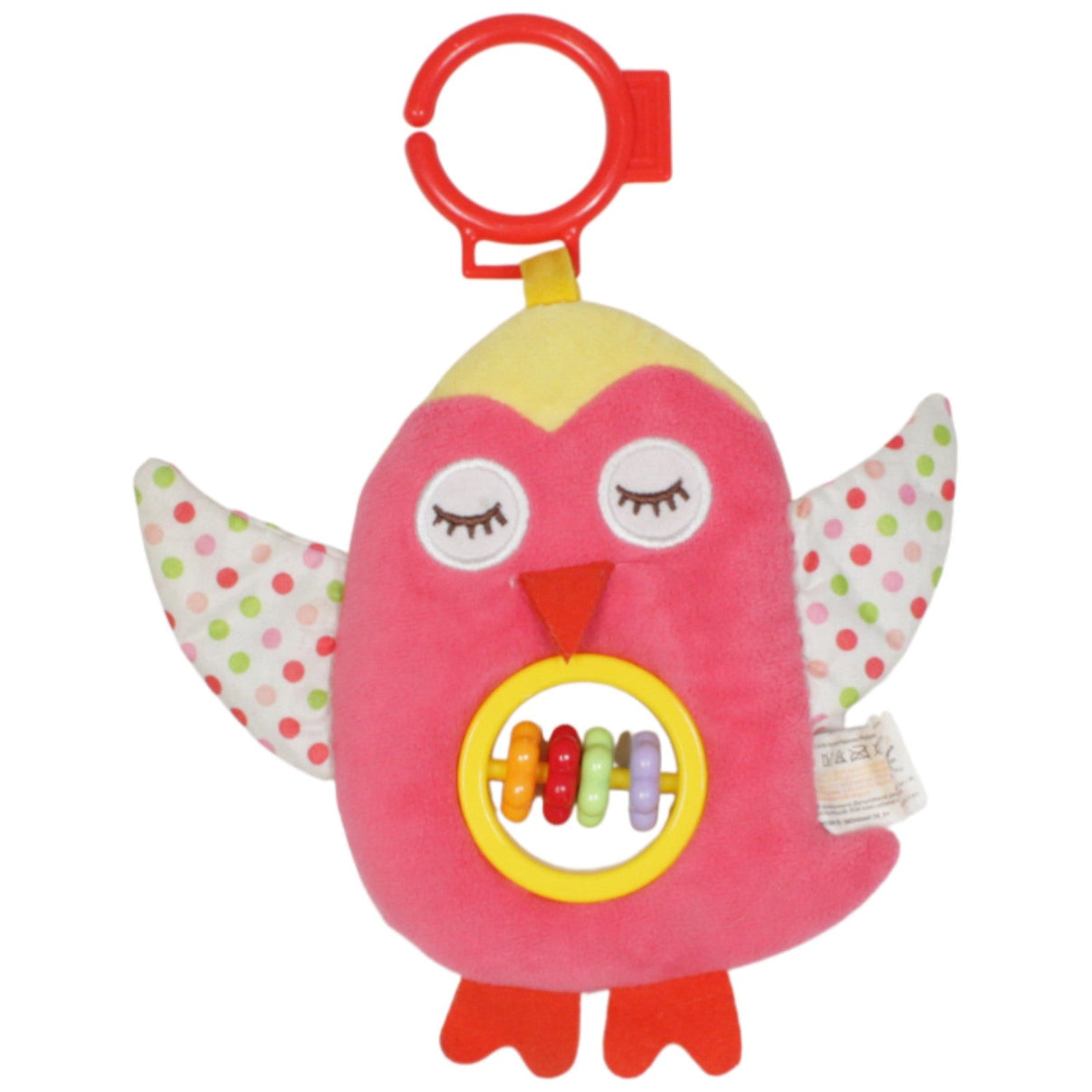 123000020031 Unbekannt Eule, pink Kinderwagenkette Kumpel Leo 18cm ebay - baby - sonstiges Gebraucht