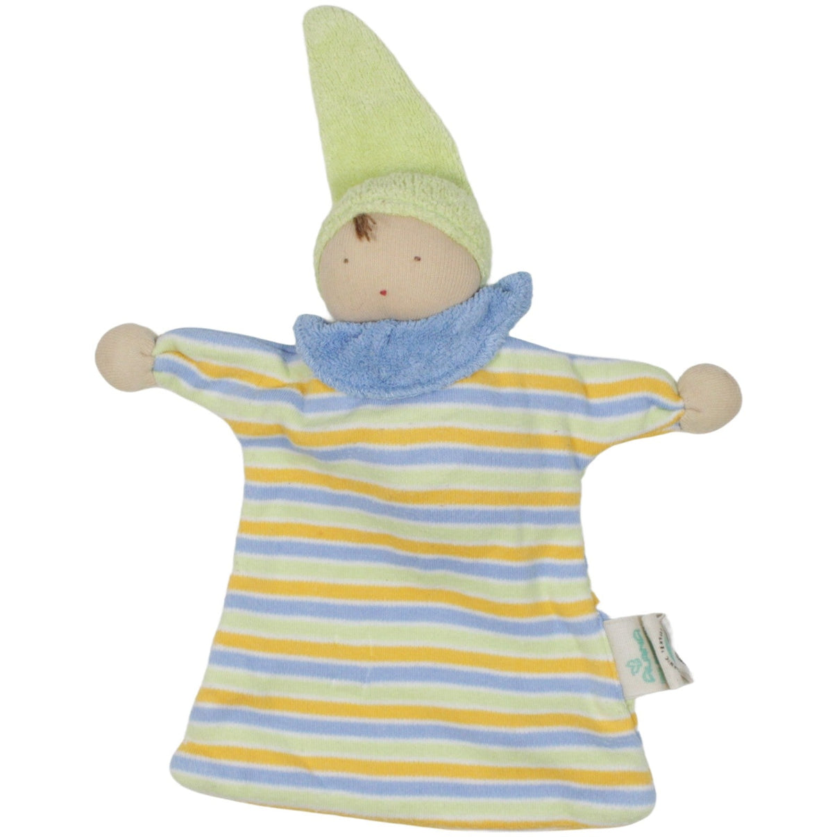 123000020074 ALANA Wichtel mit hellgrüner Mütze, gestreift Püppchen Kumpel Leo 20cm ALANA Beige